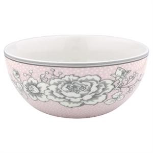 Ella Pale Pink cereal bowl fra GreenGate - Tinashjem